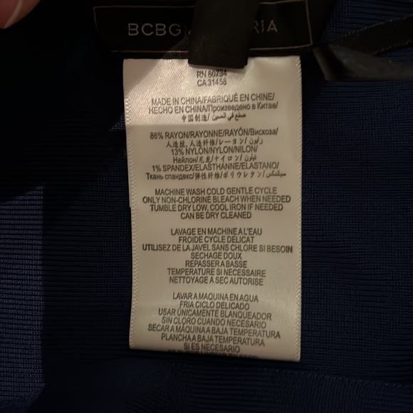 Crop top, small, black/blue, great quality - Picture 4 of 4